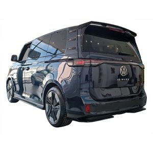 Set Sideskirts Passend Voor Volkswagen Id.buzz (Bus/Cargo) 2022- (Abs Glanzend Zwart) Volkswagen Motordrome Dx Svw19