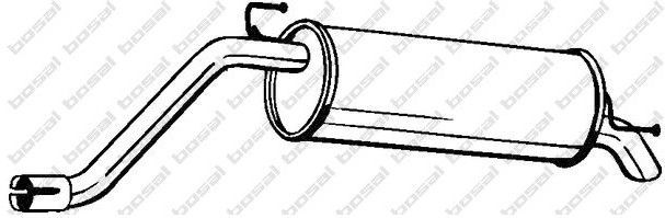 Bosal - 148-165 - Einddemper - Fiat