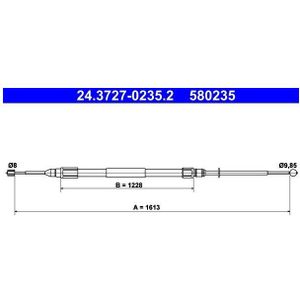 Handremkabel Bmw Ate 24.3727-0235.2