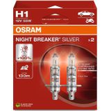 Osram - Night Breaker Silver - Halogeenlamp - 12V - 55W - 2 Stuks