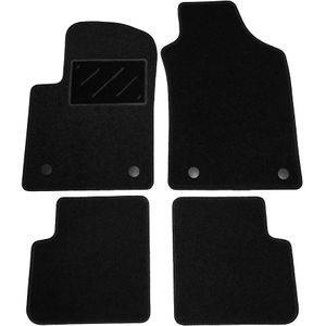 Automatten Passend Voor Fiat 500 2007-2012  4-Delig Abarth, Fiat Winparts Go! Bl 118.057.6