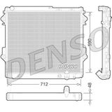 Toyota - Denso Drm50075 - Radiateur - Netlengte 712 mm - Netbreedte 590 mm - Netdiepte 48 mm