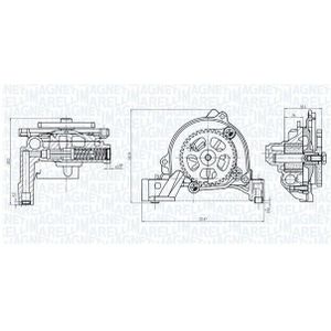 Oliepomp Audi, Seat, Skoda, Volkswagen Magneti Marelli Op0026
