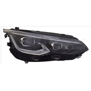 Volkswagen - Tyc 20-19133-26-2 - Koplamp - Zwart - LED - Voor Rechtsrijdend Verkeer
