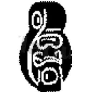 Uitlaatrubber Mitsubishi, Smart Klarius 420524