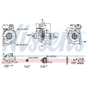 Turbocharger Jeep Nissens 93793