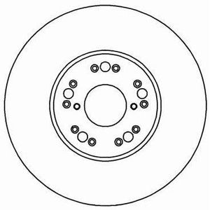 Remschijf Lexus, Toyota Abs 16493