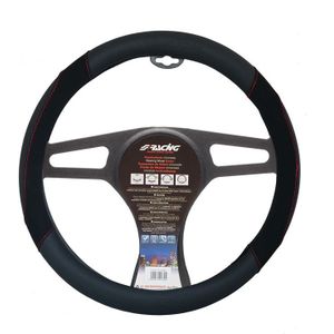 Simoni Racing Stuurwielhoes Shammy Black Zwart/Rood Kunstleer