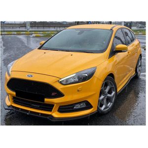 Oneway Voorspoilerlip Passend Voor Ford Focus St Mk3 Hb/Kombi Facelift 2015-2018 - Glanzend Zwart Ford Oneway Ow Fs01160