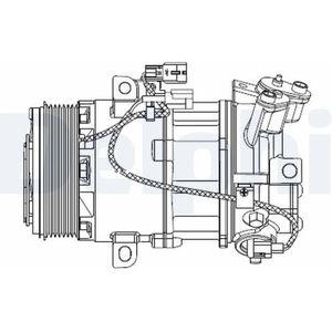 Compressor, Airconditioning Renault Delphi Cs20550
