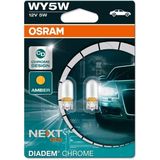 Osram - Diadem Chrome - SignaalLamp - Chroom - 12V - 2 Stuks