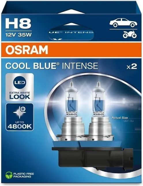 Osram - Cool Blue Intense Nextgen 12V H8 - Halogeenlampen - 2 Stuks - Extra Witte Licht