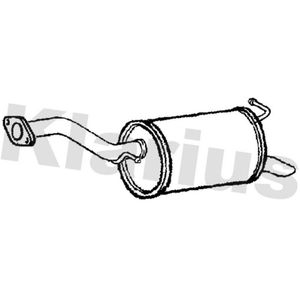 Uitlaat Einddemper Toyota Klarius 231429