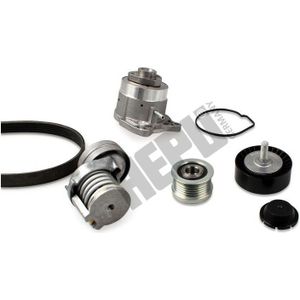 Waterpomp + Multiriemset Audi, Seat, Skoda, Volkswagen Hepu Pk06560