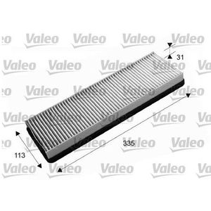 Valeo - Interieurfilter - Peugeot - Stoffilter - 340 mm - 117 mm - 30 mm