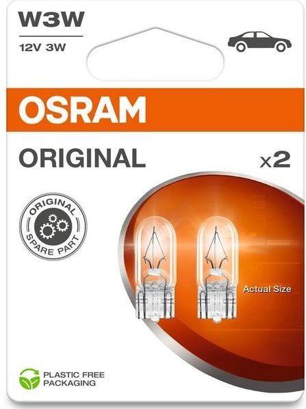 Osram 2825-2bl - Gloeilamp - Achteruitrijlicht - Halogeen - 12 Volt - 5 Watt - 2 Stuks