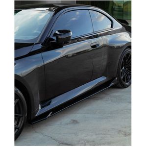 Oneway Set Sideskirts Passend Voor Bmw M2 G87 Coupe 2023- - Glanzend Zwart Bmw Oneway Ow Ss10054