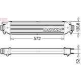 Fiat - Intercooler - Inlaatluchtkoeler - Denso Dit09103