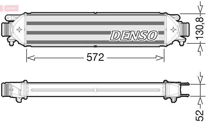 Fiat - Intercooler - Inlaatluchtkoeler - Denso Dit09103