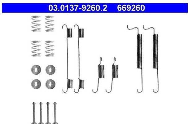 Toebehoren, Remschoen Chevrolet, Daewoo Ate 03.0137-9260.2