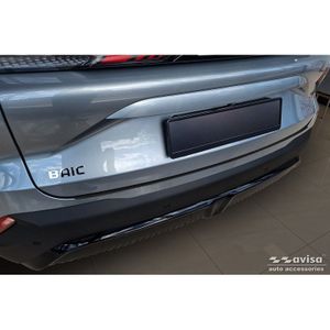 Matzwart RVS Achterbumperprotector Passend Baic Beijing 5  II 2023-