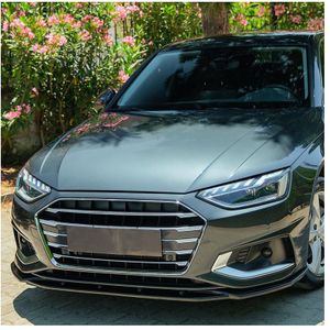 Oneway Voorspoilerlip Voor Audi A4 (B9) Sedan/Avant Facelift 2019-2024 - Glanzend Zwart Audi Oneway Ow Fs01189