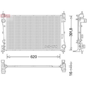 Radiateur Alfa Romeo, Fiat Denso Drm13017