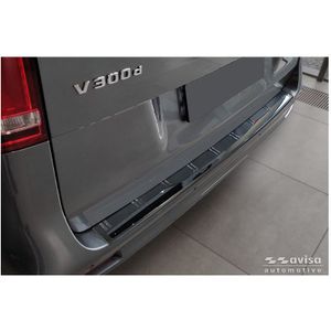 Avisa Zwart Rvs Achterbumperprotector Passend Voor Mercedes Vito Iii &Amp; V-Klasse (W447) 2014-  Mercedes-Benz Avisa Av 250202