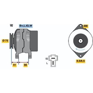 Alternator John Deere 43A