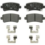 ATE - Remblokkenset - Achteras - Met Akoestische Slijtagewaarschuwing - Set Assen