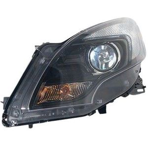 Opel - Koplamp Rechts - Zwart - Met Pinkl - Halogeen - O.E. Kwaliteit
