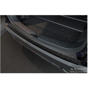 Matzwart Aluminium Bumper Beschermer Passend Voor Toyota Corolla Cross 2022- 'Riffled Plate' Toyota Avisa Av 240231