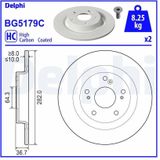 Remschijf Honda Delphi Bg5179c