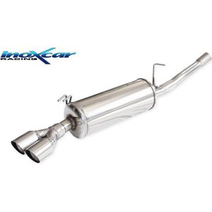 100% Rvs Sportuitlaat Passend Voor Fiat Barchetta 1.8 2x70mm Racing Fiat Inoxcar Ix Fiba01ra
