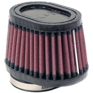 K&N Universeel Ovaal/Conisch Filter 54mm Aansluiting, 102mm x 76mm, Offset