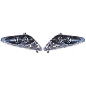 Set Koplampen Passend Voor Toyota Celica 2001-2005 - Zwart - Incl. Angel-Eyes Toyota Autostyle Dl Tok02j
