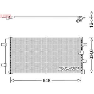 Condensor, Airconditioning Audi, Porsche Denso Dcn02044