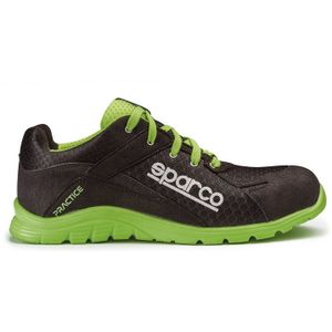 Sparco Lichtgewicht Werkschoenen Practice S1P Keke Zwart/Groen Maat 46