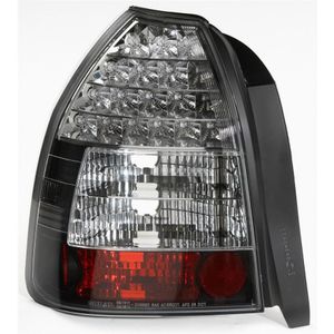 Set Led Achterlichten Passend Voor Honda Civic Hb 3-Deurs 1996-2001 - Zwart Honda Autostyle Dl Hor36lb