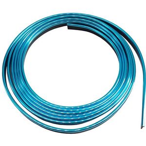 Simoni Racing Interieur Sierlijst Chroom - Blauw - 3 meter