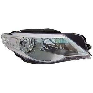 Koplamp Rechts  H7+H7 Inclusief Stelmotor Volkswagen Van Wezel 5841962