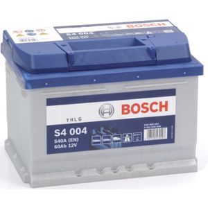 Bosch Auto Accu S4004 - 60A/h - 540A - Voertuigen Zonder Start-Stopsysteem