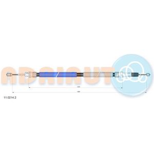 Trekkabel, Parkeerrem Citroen, Fiat, Peugeot Adriauto  .0214.2