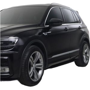 Oneway Set Sideskirts Passend Voor Volkswagen Tiguan Ii R-Line 2016-2020 - Glanzend Zwart Volkswagen Oneway Ow Ss10024