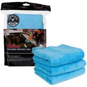 Chemical Guys - Workhorse Poetsdoek - Blauw - Microvezel - 16x16''