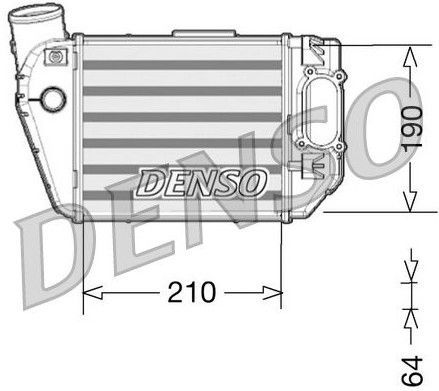 Intercooler Audi Denso Dit02021