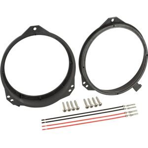 Speakerring 165mm Opel - Bmw - Nissan - Renault Voorportier Ingebouwde Speakerconnector Bmw, Mercedes-Benz, Nissan, Opel, Renault Acv 271230-05-1