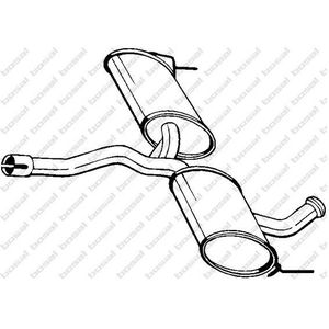Uitlaat Middendemper Renault Bosal 200-731