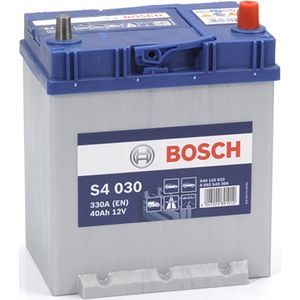 Bosch Auto Accu S4030 - 40Ah - 330A - Voertuigen Zonder Start-Stopsysteem
