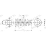 Monroe - Sp0748 - Chassisveer - Lengte 355 mm - Buitendiameter 151 mm - 2 jaar garantie